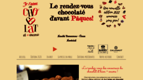 What Jetaimeenchocolat.com website looked like in 2022 (1 year ago)
