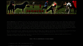 What Jenecks.com website looked like in 2022 (1 year ago)