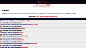 What Jiorockers.bar website looked like in 2022 (1 year ago)