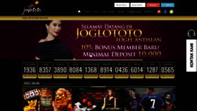What Joglototo.com website looked like in 2022 (3 years ago)