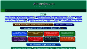 What Jharupdate.com website looked like in 2022 (1 year ago)