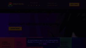 What Jabu.edu.ng website looked like in 2022 (1 year ago)