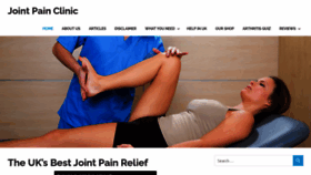 What Jointpainclinic.co.uk website looked like in 2022 (1 year ago)