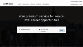 What Jobleads.co.za website looked like in 2022 (1 year ago)