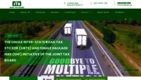 What Jtb.gov.ng website looked like in 2022 (1 year ago)