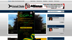 What Jornaloeste.com.br website looked like in 2022 (1 year ago)