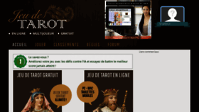 What Jeu-tarot-en-ligne.com website looked like in 2022 (1 year ago)