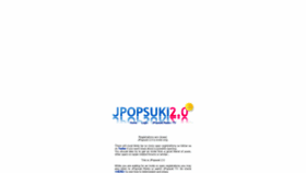 What Jpopsuki.eu website looked like in 2022 (1 year ago)