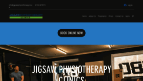 What Jigsawphysiotherapy.co.uk website looked like in 2022 (1 year ago)