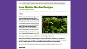 What Janeharriesgardens.co.uk website looked like in 2022 (1 year ago)
