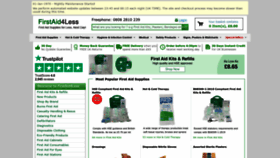 What Justfirstaidkits.co.uk website looked like in 2022 (1 year ago)