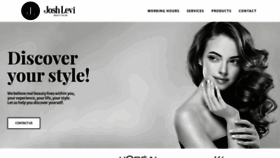 What Joshlevisalon.com website looked like in 2022 (1 year ago)