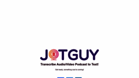 What Jotguy.com website looked like in 2022 (1 year ago)