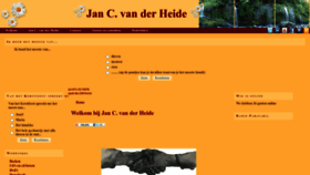 What Jancvanderheide.com website looked like in 2022 (1 year ago)