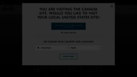 What Jacuzzihottubs.ca website looked like in 2022 (1 year ago)