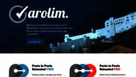 What Jarolim.com website looked like in 2023 (1 year ago)