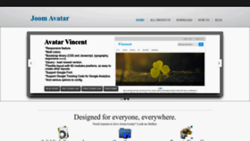 What Joomavatar.com website looked like in 2023 (1 year ago)