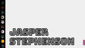 What Jasperstephenson.com website looked like in 2023 (1 year ago)