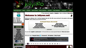 What Jellyneo.net website looked like in 2023 (1 year ago)