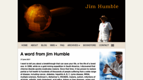What Jimhumble.org website looked like in 2023 (1 year ago)