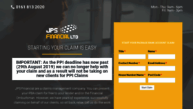 What Jpsfinancial.co.uk website looked like in 2023 (1 year ago)