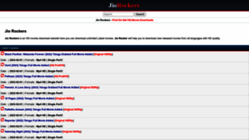 What Jiorockers.net website looked like in 2023 (1 year ago)