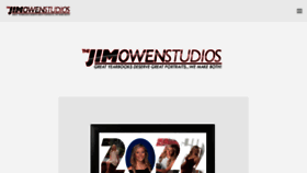 What Jimowenstudios.com website looked like in 2023 (1 year ago)