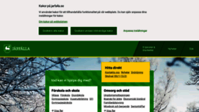 What Jarfalla.se website looked like in 2023 (1 year ago)