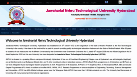What Jntuh.ac.in website looked like in 2023 (1 year ago)