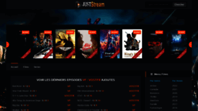What Juststream.club website looked like in 2023 (1 year ago)