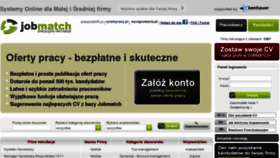 What Jobmatch.pl website looked like in 2011 (14 years ago)