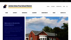 What Jerichoschools.org website looked like in 2023 (1 year ago)
