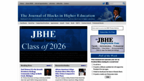 What Jbhe.com website looked like in 2023 (1 year ago)