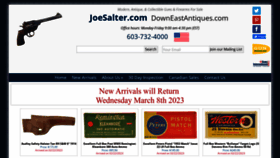 What Joesalter.com website looked like in 2023 (1 year ago)