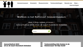 What Jenevermuseum.nl website looked like in 2023 (1 year ago)