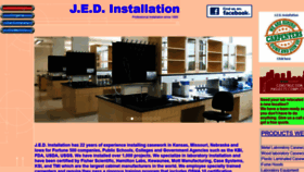What Jedinstallation.com website looked like in 2023 (1 year ago)