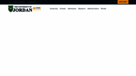 What Ju.edu.jo website looked like in 2023 (1 year ago)