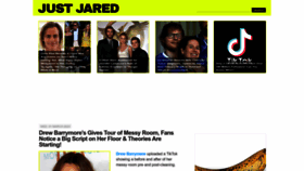 What Justjared.com website looked like in 2023 (1 year ago)