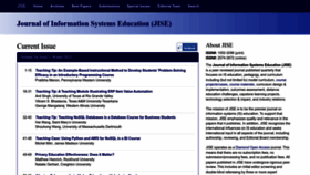 What Jise.org website looked like in 2023 (1 year ago)