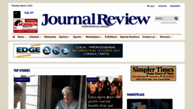What Journalreview.com website looked like in 2023 (1 year ago)