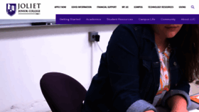 What Jjc.edu website looked like in 2023 (2 years ago)