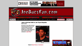 What Joebucsfan.com website looked like in 2023 (1 year ago)
