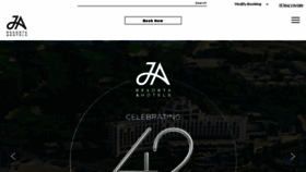 What Jaresortshotels.com website looked like in 2023 (1 year ago)