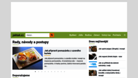 What Jaktak.cz website looked like in 2023 (1 year ago)