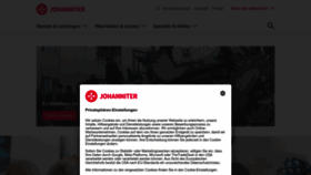 What Johanniter.de website looked like in 2023 (1 year ago)