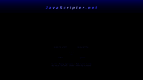 What Javascripter.net website looked like in 2023 (1 year ago)