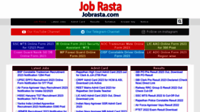 What Jobrasta.com website looked like in 2023 (1 year ago)