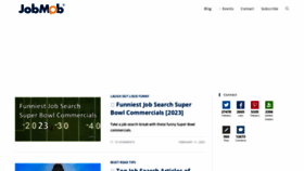 What Jobmob.co.il website looked like in 2023 (1 year ago)