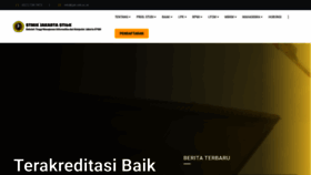 What Jak-stik.ac.id website looked like in 2023 (1 year ago)