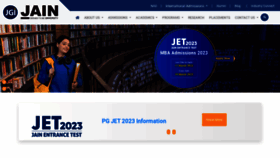 What Jainuniversity.ac.in website looked like in 2023 (1 year ago)